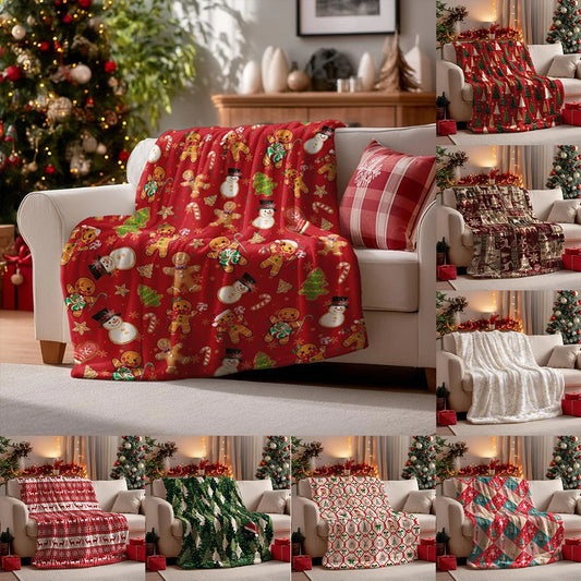Festive Christmas Fleece Blankets