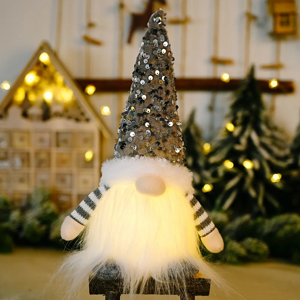 30cm Glowing Christmas Gnome Light Up Decoration