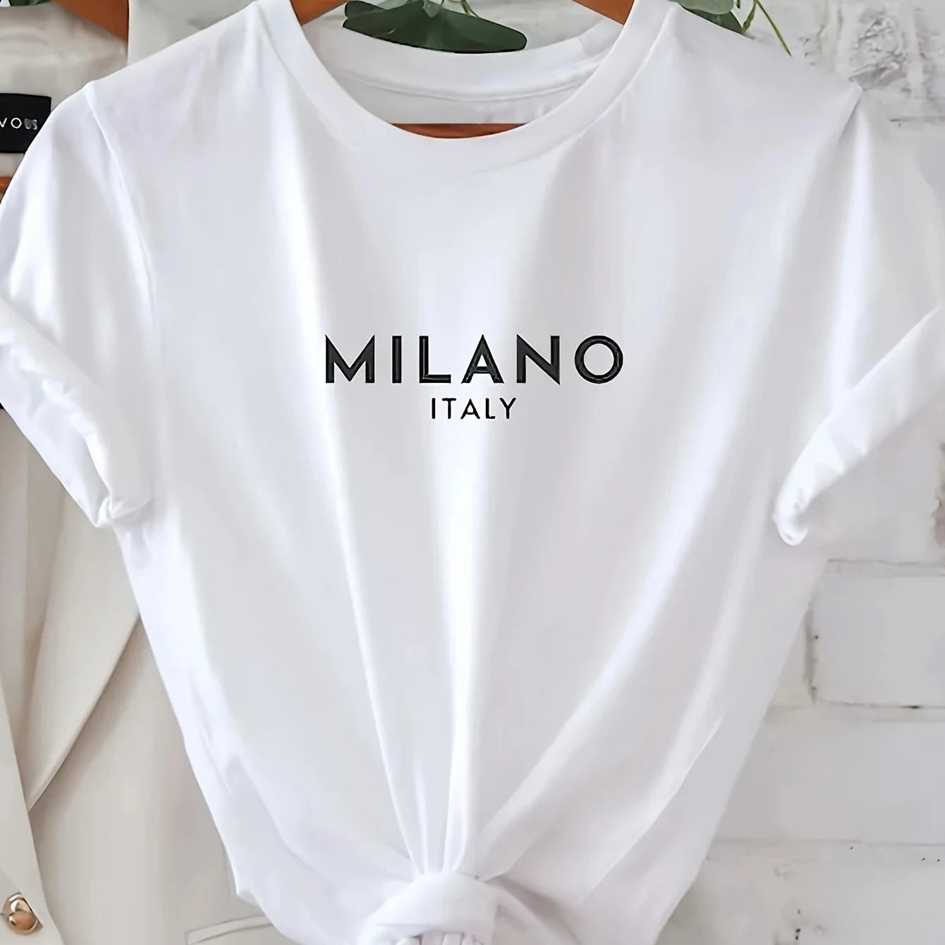 Milano Print Crew Neck T-Shirt