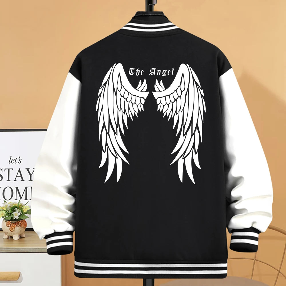 The White Wings Of Angels Varsity Jacket