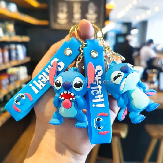 Stitch Cartoon Keyring