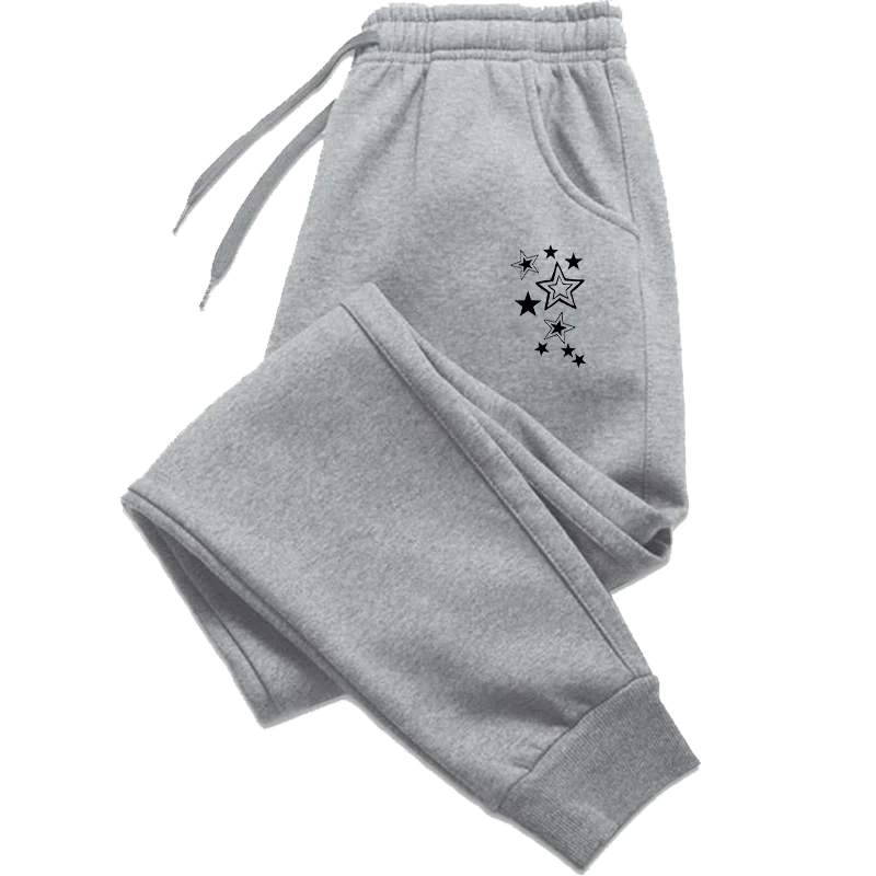 Star Print Casual Joggers