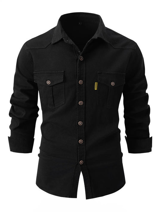 Men's Long Sleeve Casual Comfortable Fit Shirt