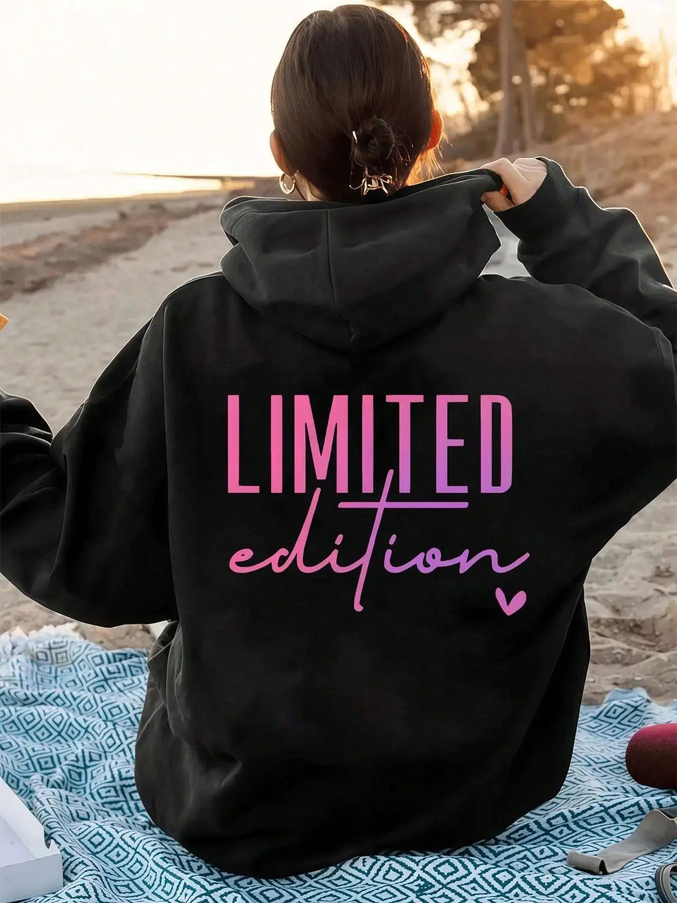 Curve Limited Edition Print Hoodie
