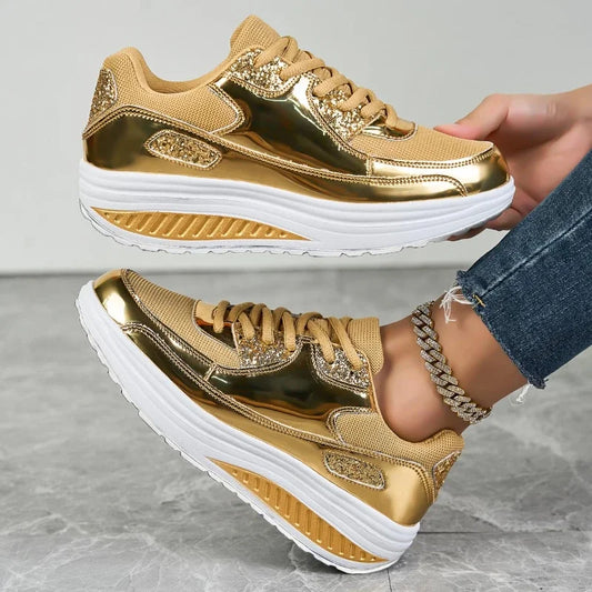 Breathable Shinny Sneakers