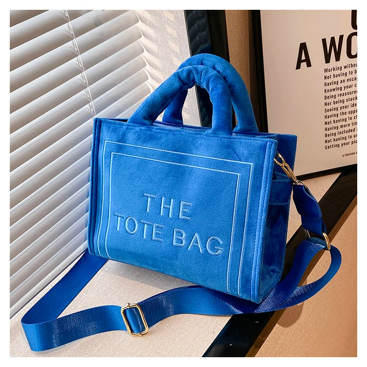 The Velour Tote Bag