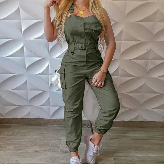 Cargo Style Dungarees