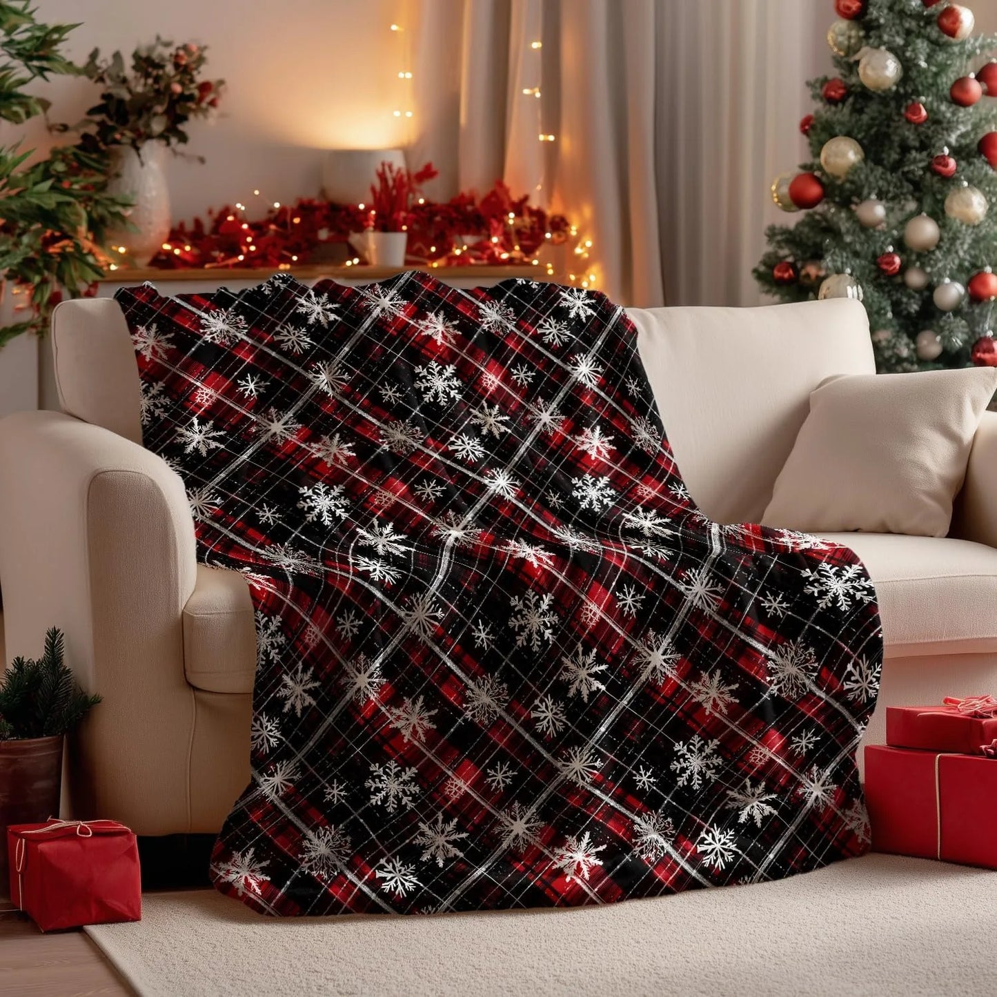 Festive Christmas Fleece Blankets