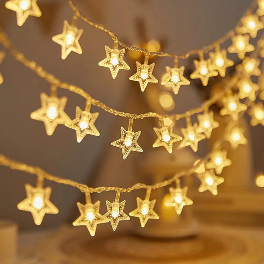 Christmas Star LED String Lights