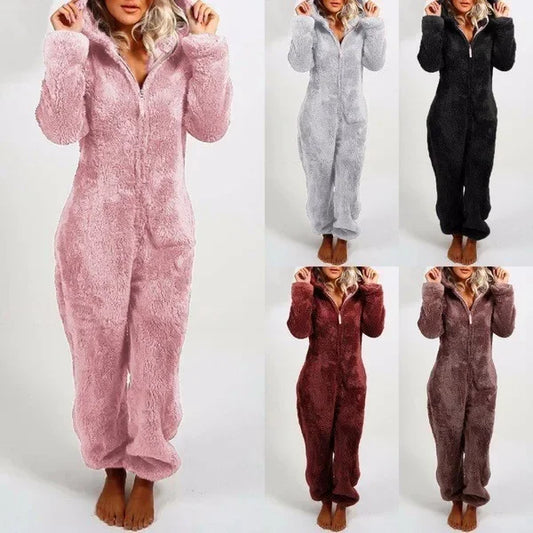 Winter Fleece Onesie Pyjamas