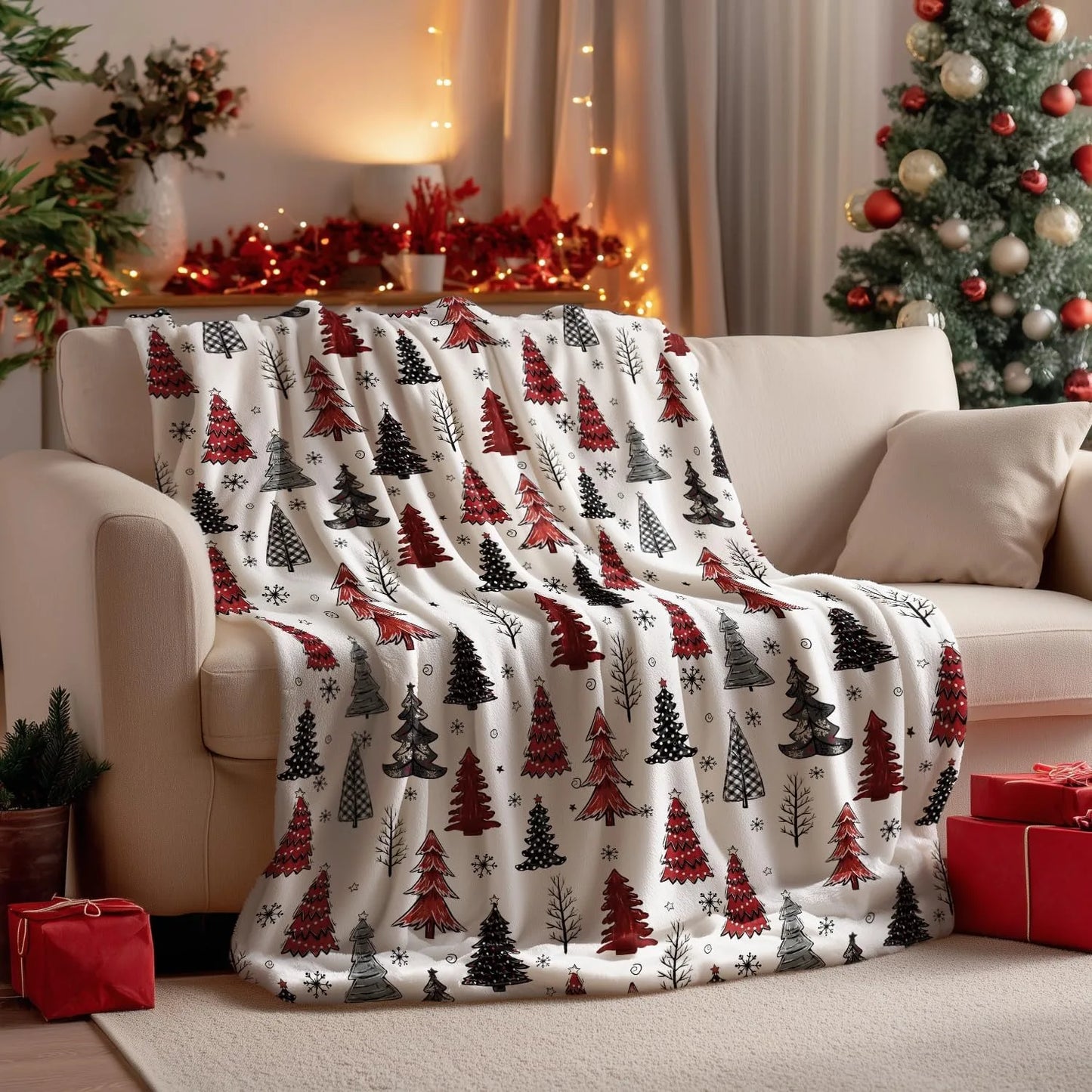 Festive Christmas Fleece Blankets