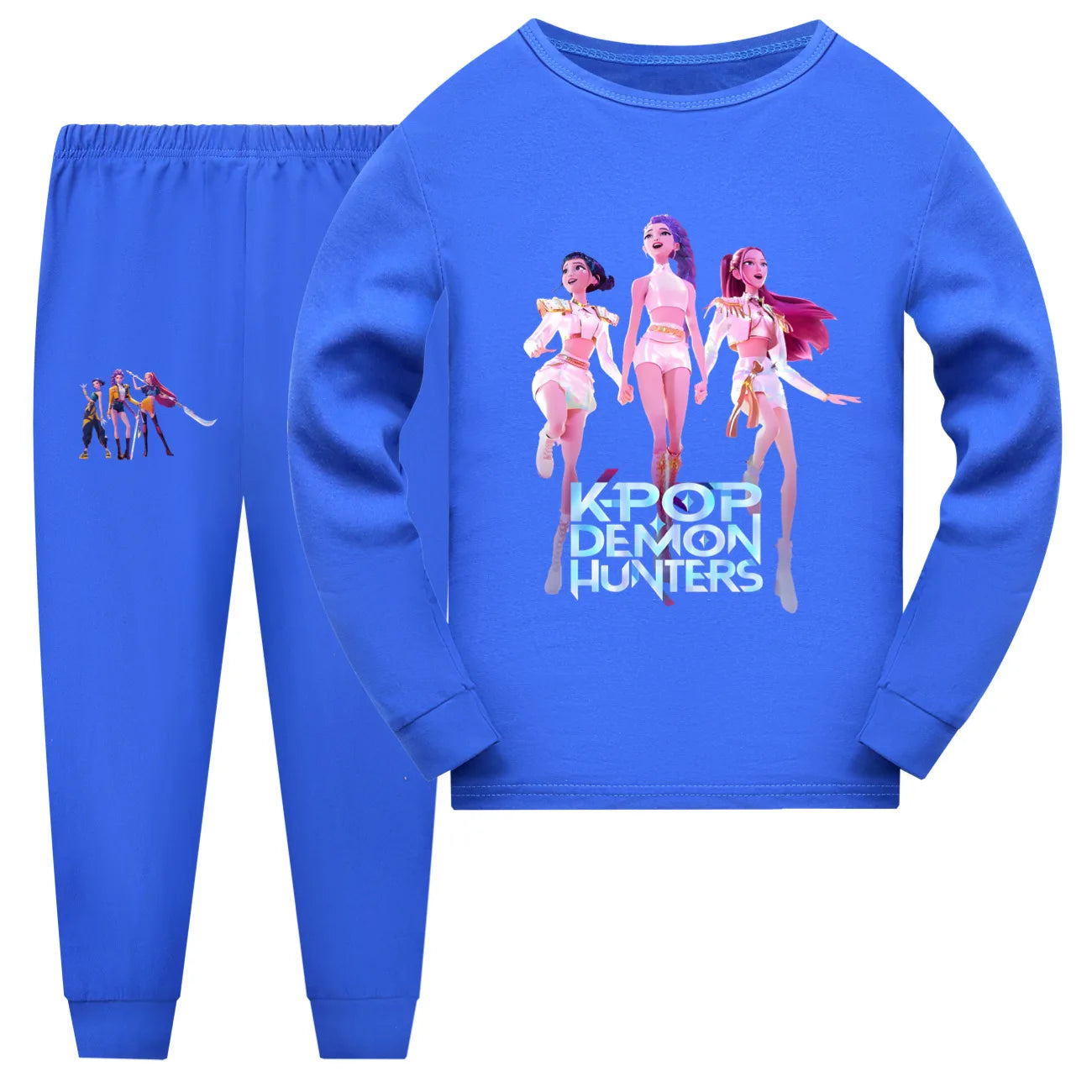 Kids K-pop Demon Hunters Huntrix Inspired Pyjamas Set