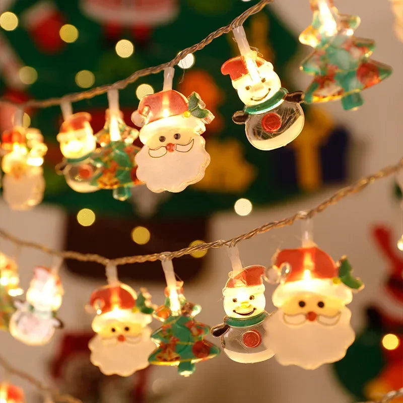 Christmas Santa Claus Snowman LED Lights