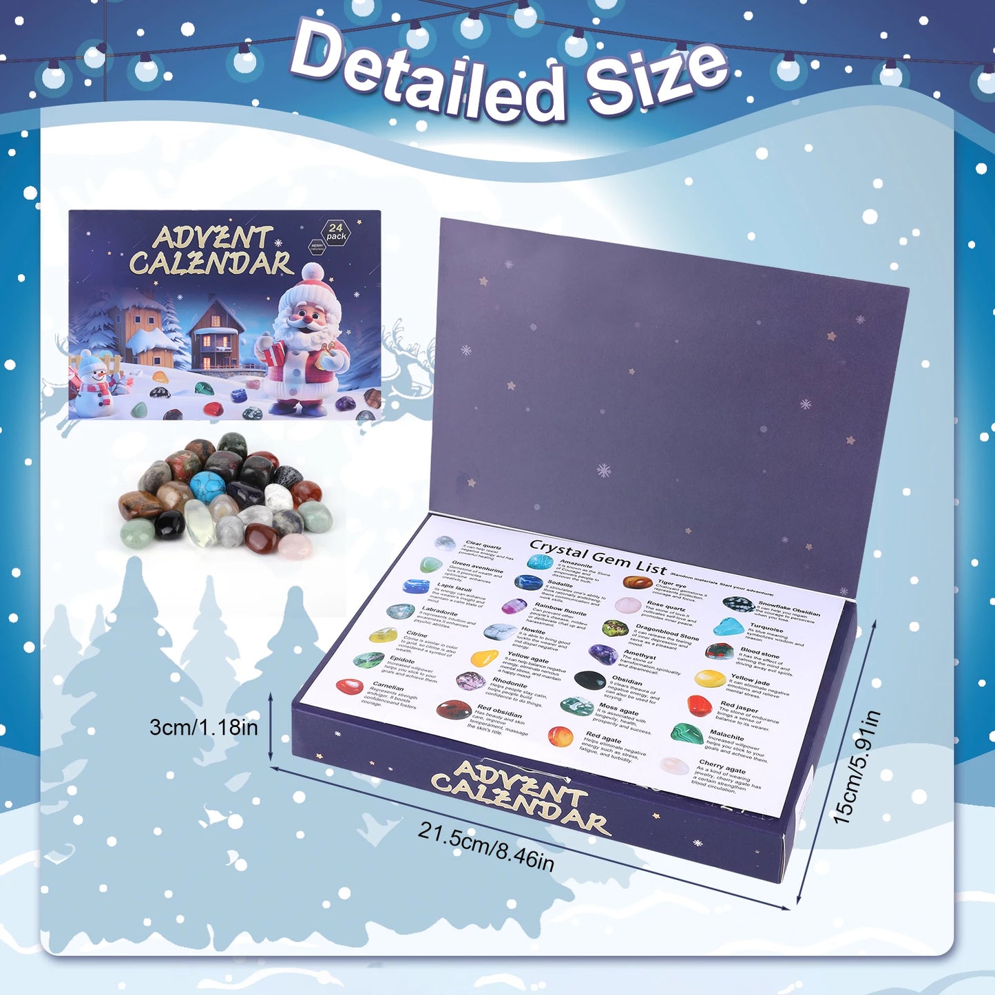 Gemstone Christmas Advent Calendar