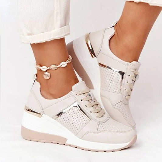 Women’s Wedge Casual Comfy Trainers
