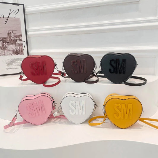 SM Heart Shaped Small Shoulder Bag