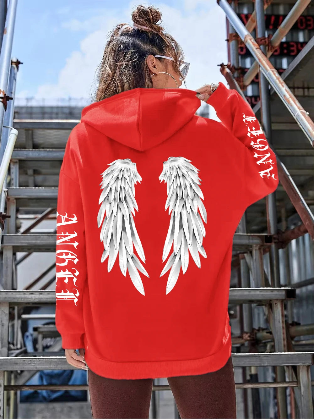 Beautiful Angel Wings Printed Hoodies