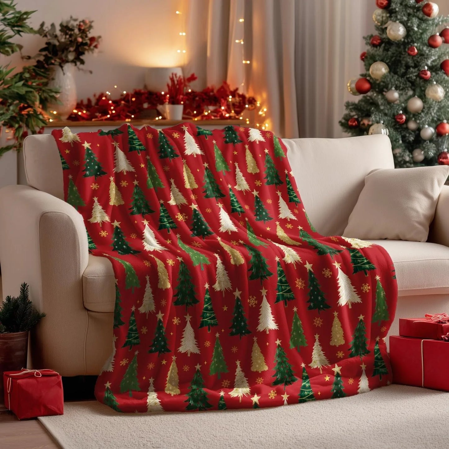 Festive Christmas Fleece Blankets