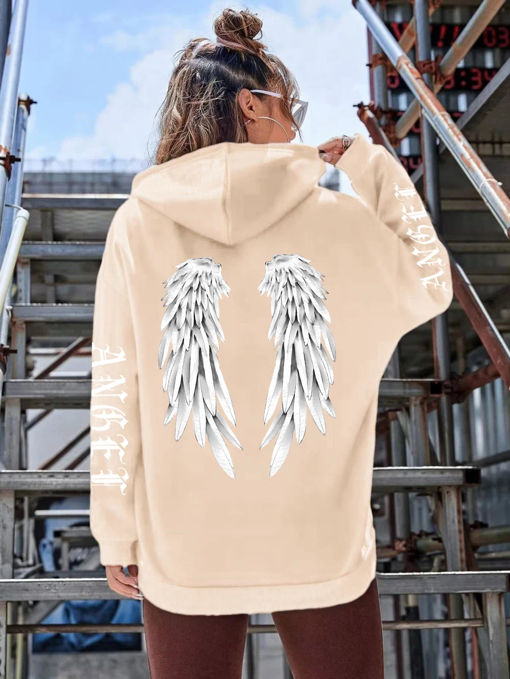Beautiful Angel Wings Printed Hoodies