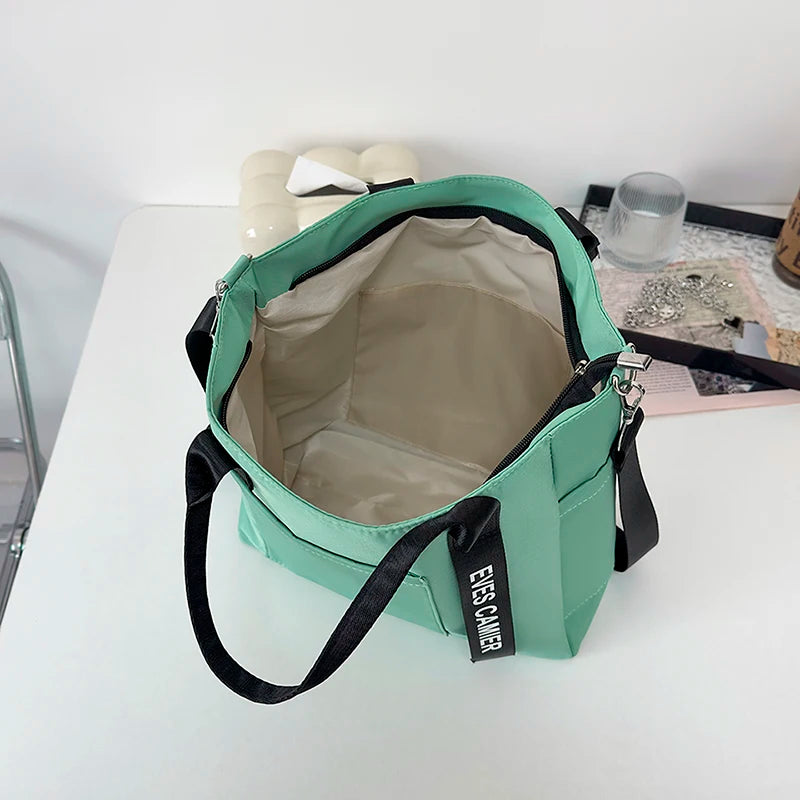 Large Fabric Shoulder Bag