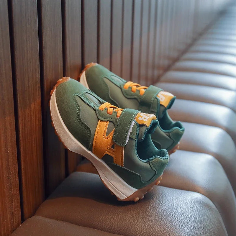 Kids Suede Look Trainers