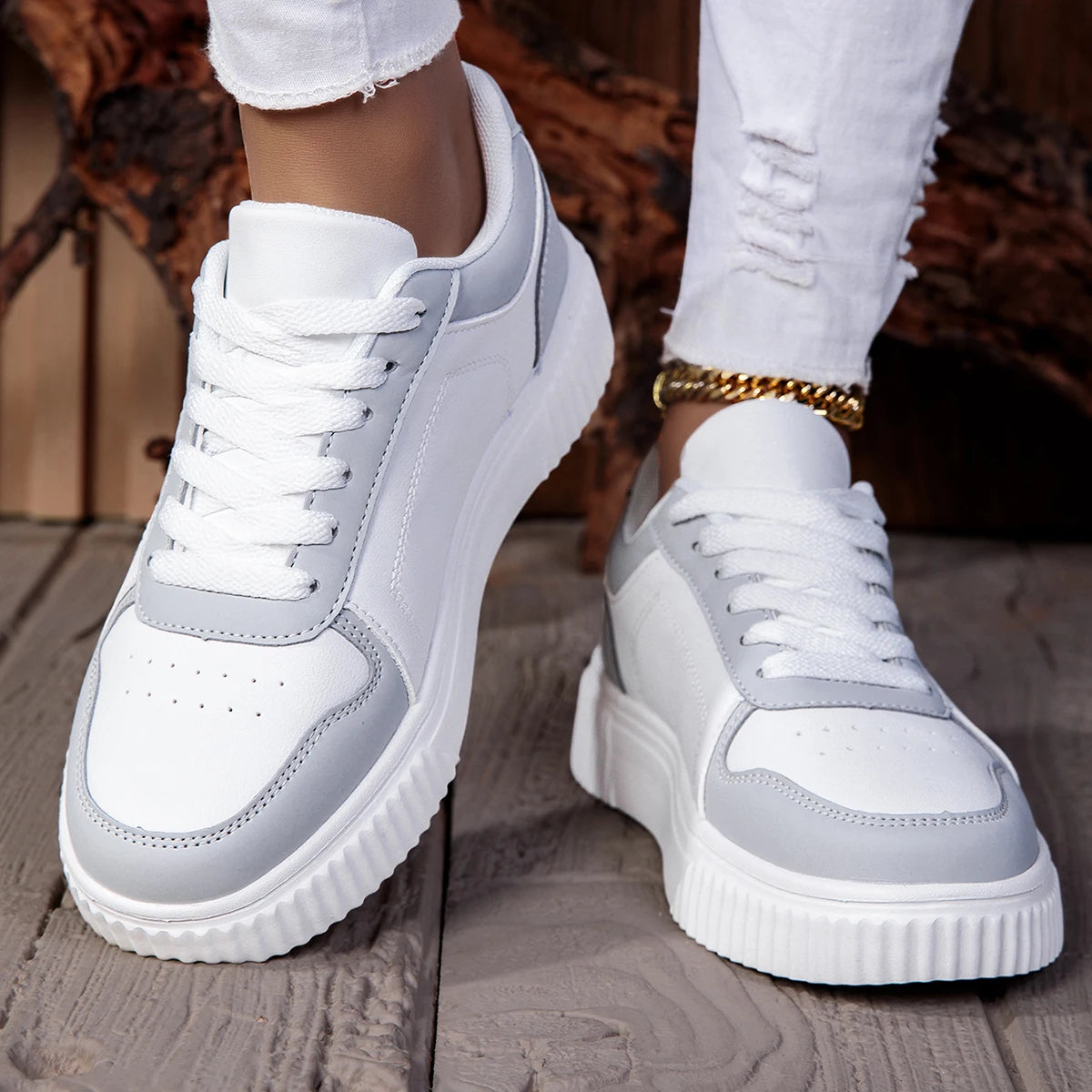 Men's Retro Street Style Trainers