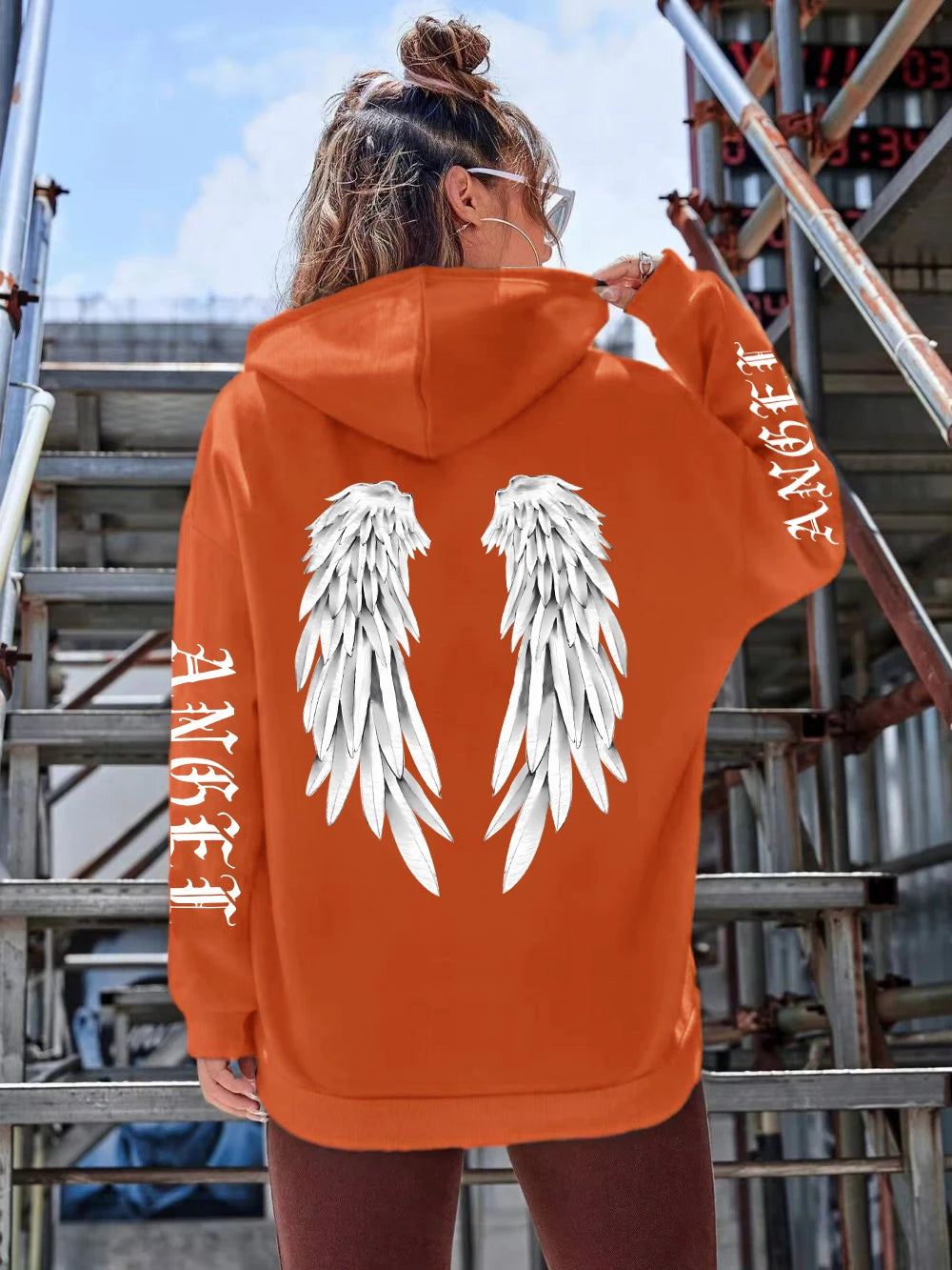 Beautiful Angel Wings Printed Hoodies