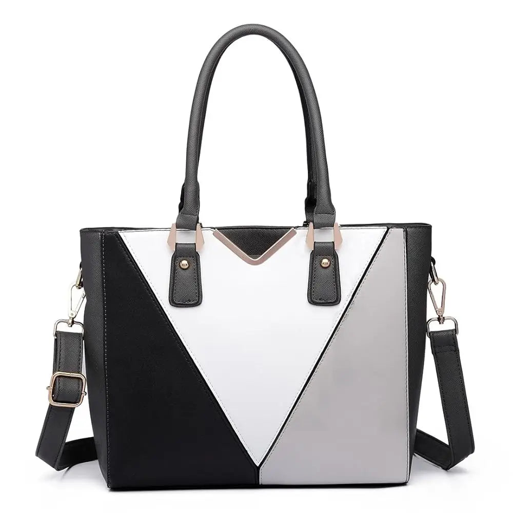 Miss Lulu Lightweight V-Shape Shoulder Tote Bag