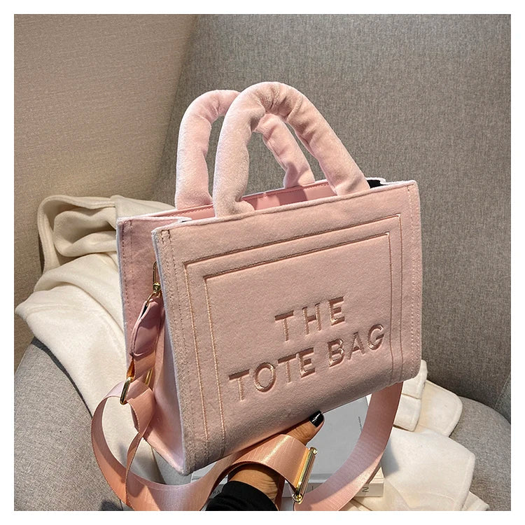 The Velour Tote Bag