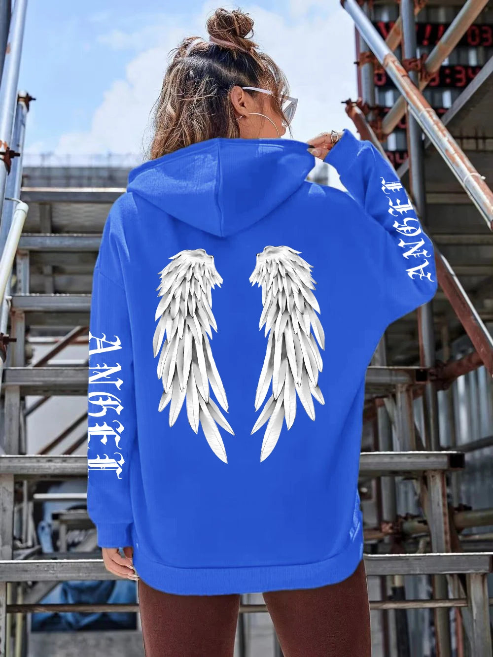 Beautiful Angel Wings Printed Hoodies