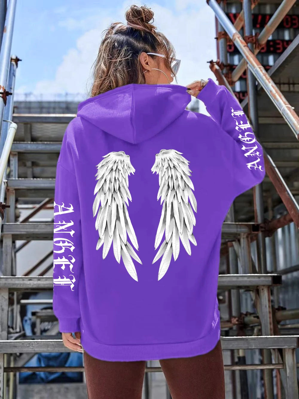 Beautiful Angel Wings Printed Hoodies