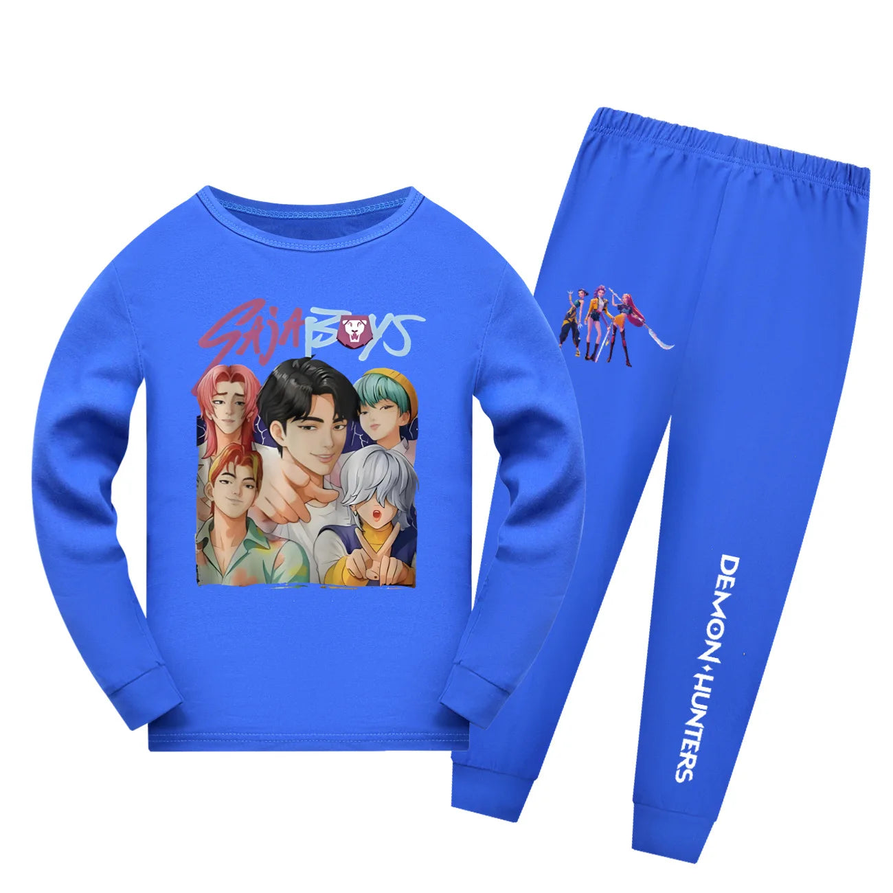 Kids K-pop Demon Hunters Saja Boys Inspired Pyjamas Set