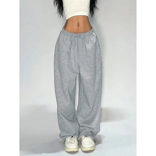 Loose Straight Leg Casual Pants