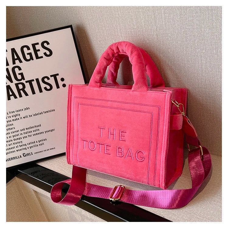 The Velour Tote Bag