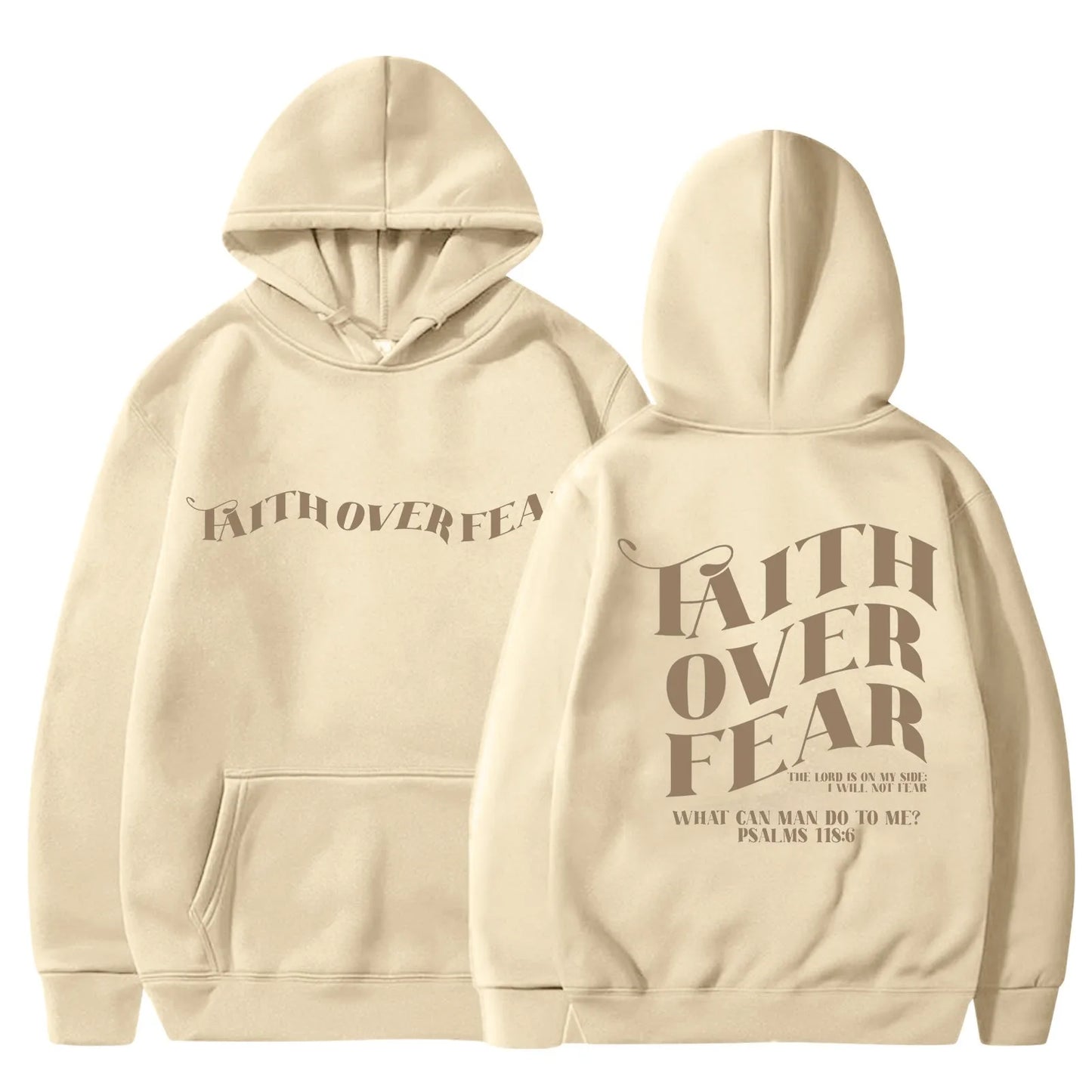 Faith Over Fear Hoodies