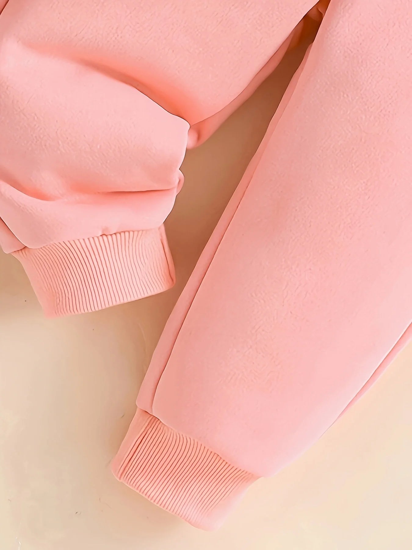 Baby Girl Cute Cartoon Cat Hoodie & Joggers Set