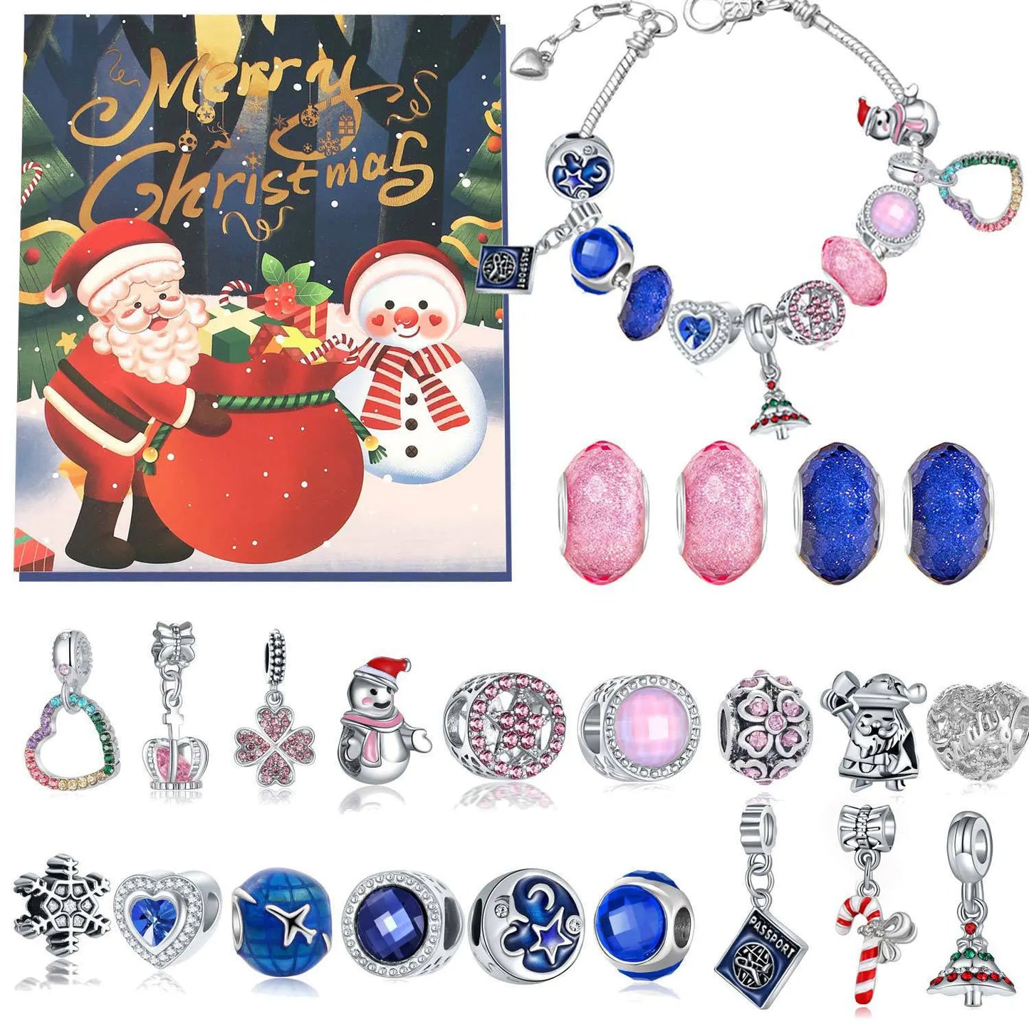 DIY Charm Bracelets Kits Christmas Calendars