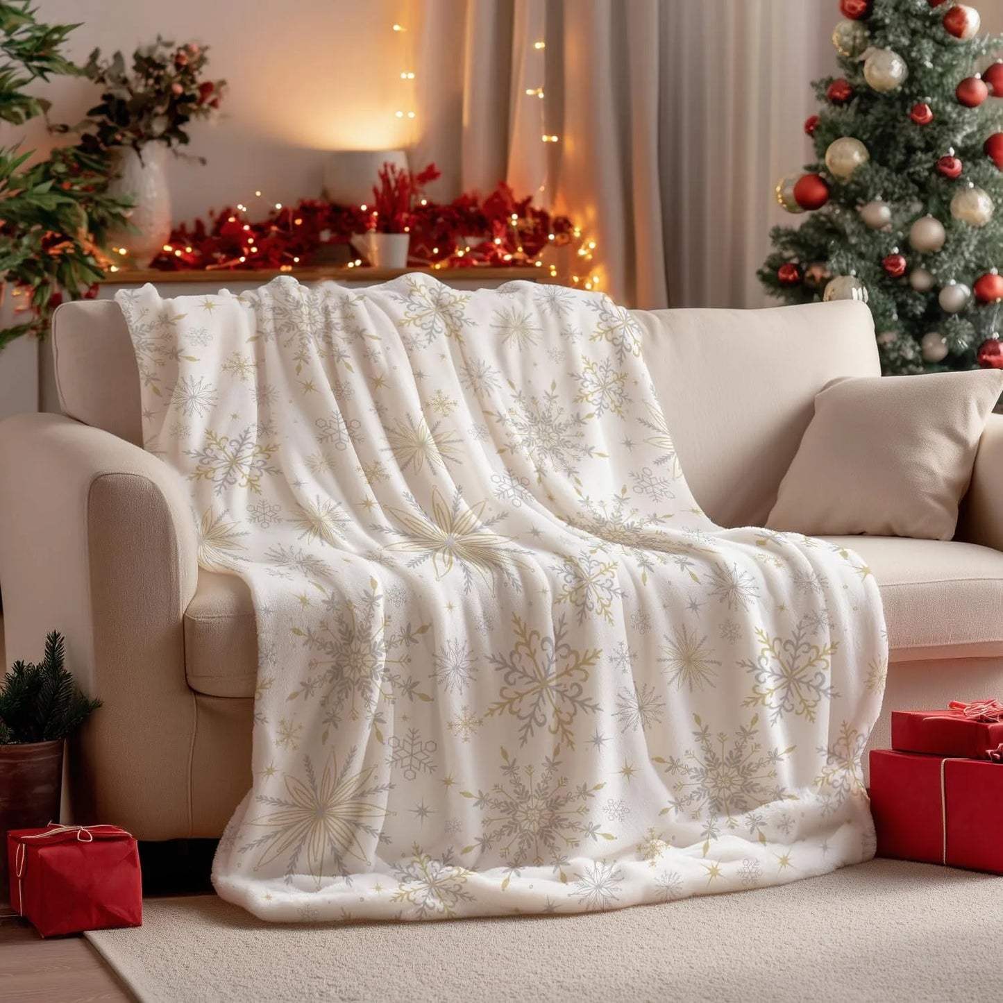 Festive Christmas Fleece Blankets
