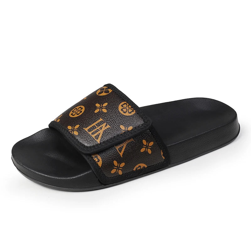 Men's Patterned Sliders