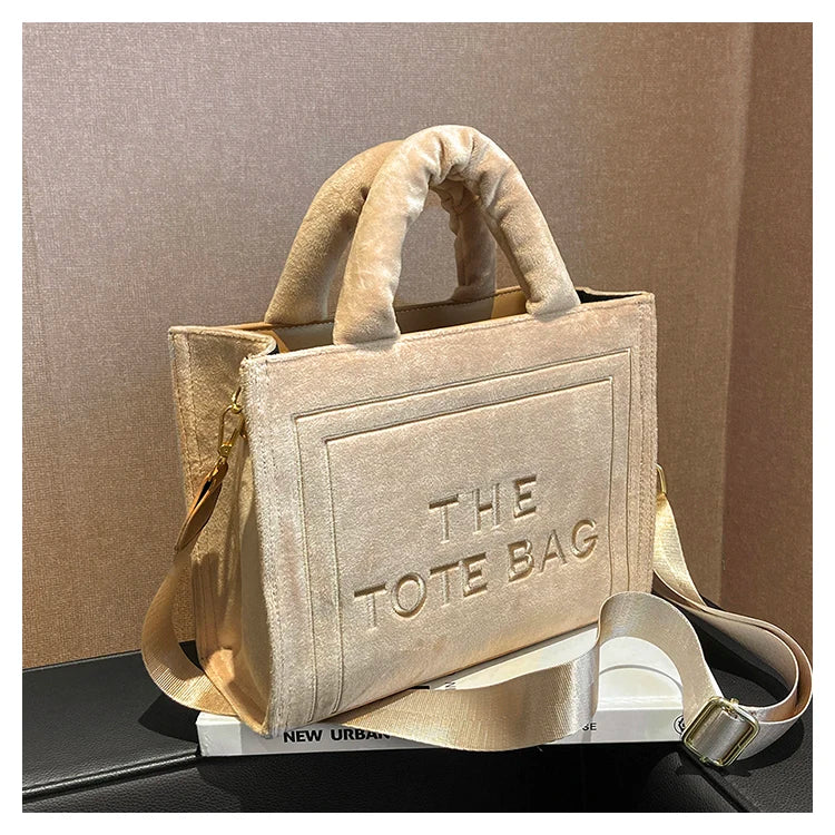 The Velour Tote Bag