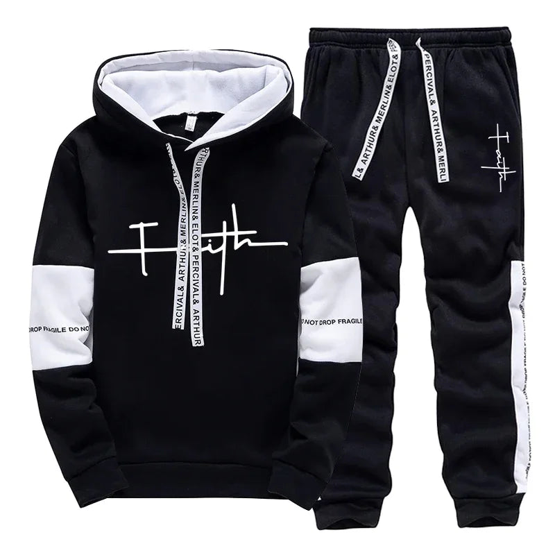 Men’s Tracksuit Faith Printed Tracksuit