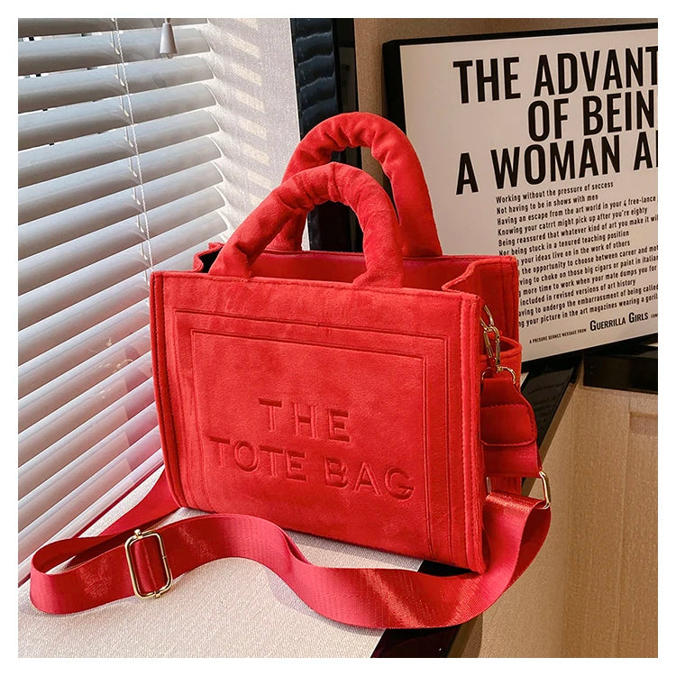 The Velour Tote Bag
