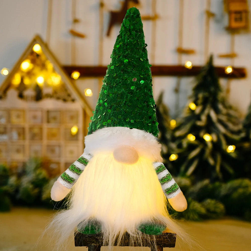 30cm Glowing Christmas Gnome Light Up Decoration