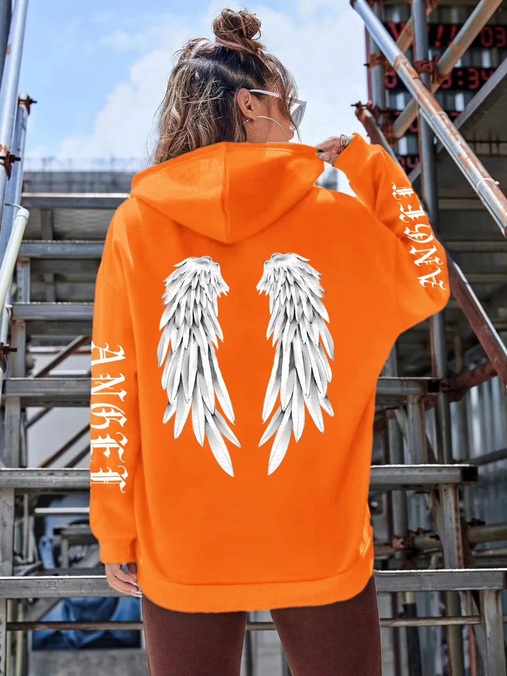 Beautiful Angel Wings Printed Hoodies