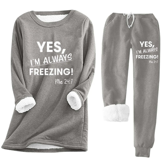 I’m Always Freezing Lounge Set