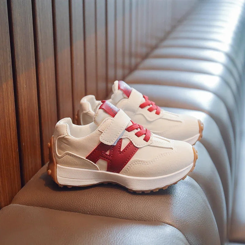 Kids Suede Look Trainers