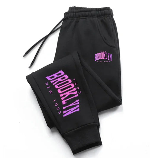 Brooklyn Pink Print Joggers