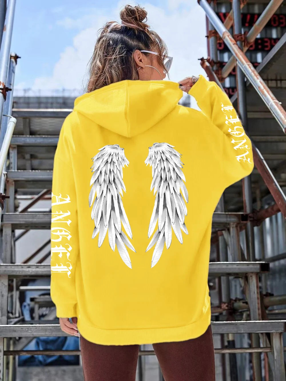 Beautiful Angel Wings Printed Hoodies