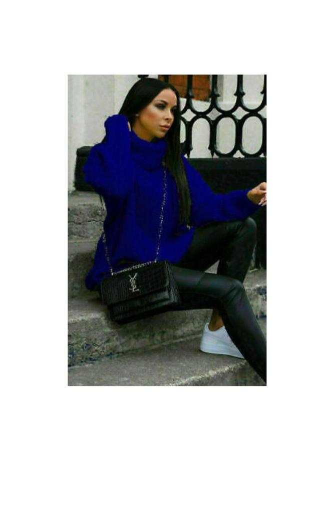 Ladies Polo Knitted Jumper