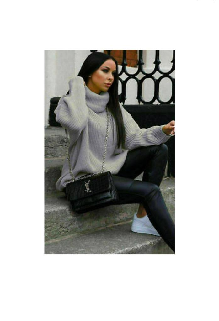 Ladies Polo Knitted Jumper